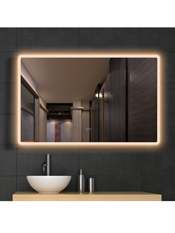 Specchio da bagno a LED moderno di vendita caldo da 100 cm con luce